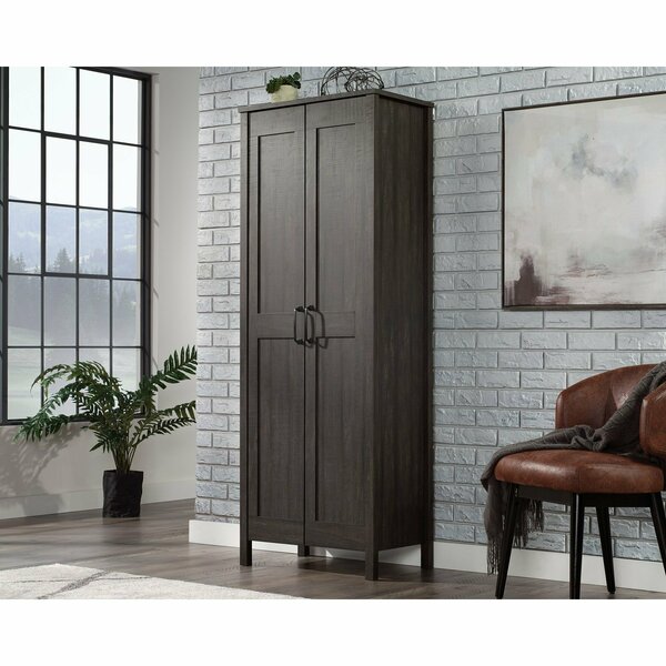 Sauder 2-Door Storage Cabinet Bw , Hidden storage behind doors for discreet organization 433283